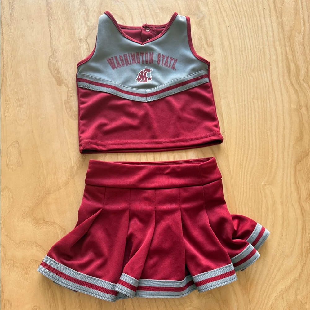 WSU Cougars toddler cheerleader outfit
